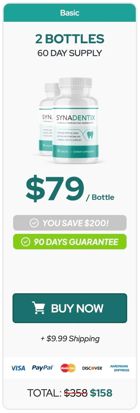 Synadentix small bundle option for teeth and gums
